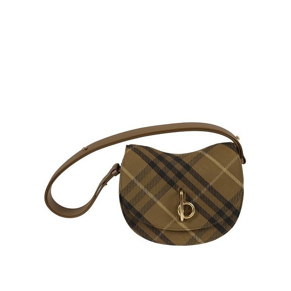 Burberry Curved Check Pattern Bag - NWT - Picture 1 of 3